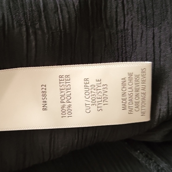 Max Studio Women's Jacquard Shine Dot Waist Tie Blouse - Picture 11 of 12